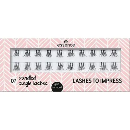 Premium Gene false Essence Lashes to Impress 07, pachet 20 bucăți