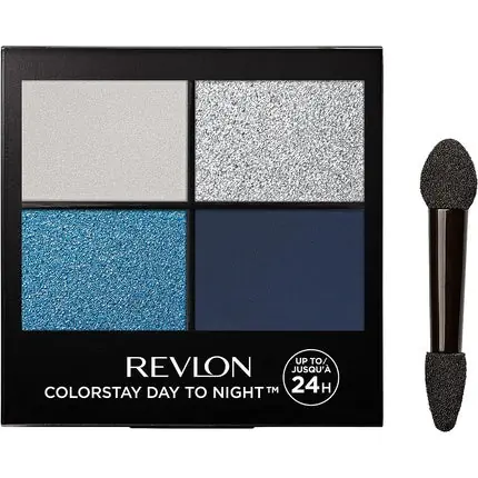 Fard de pleoape, Revlon, ColorStay Quad, nuante de albastru Calitate înaltă