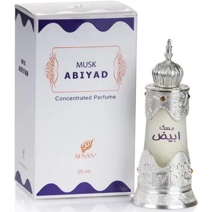 Disponibil imediat Ulei concentrat parfum, Afnan, Musk Abiyad, 20ml