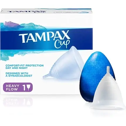 Plată securizată Cupă menstruală, Tampax, Heavy Flow, silicon medical