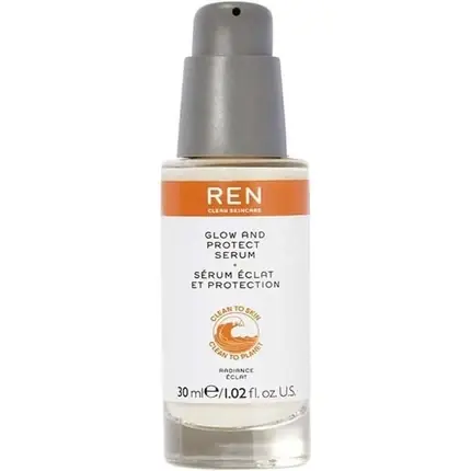 Ser, REN Clean Skincare Glow and Protect, 30ml Popular