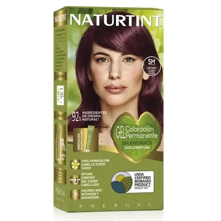 Reduceri Vopsea de păr, Naturtint, 5M Castaniu Mahon Deschis, 170ml