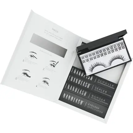 Kit extensii gene false, Nanolash, DIY Eyelash Extensions, 180g Expediere rapidă