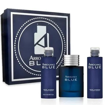 Set cadou parfum, Arrogance, Blue, 50ml Mai ieftin