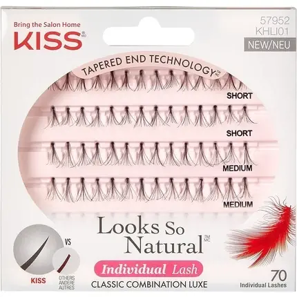 Discount Gene false, Kiss, Lash Clusters, negre