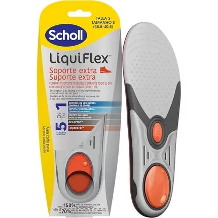 Disponibil imediat Branturi Scholl LiquiFlex pentru femei, marime 5.5-7.5, cu spuma cu memorie
