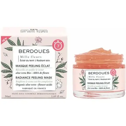 Preferatul clienților Masca exfoliantă față, Berdoues, Mille Fleurs, 50ml
