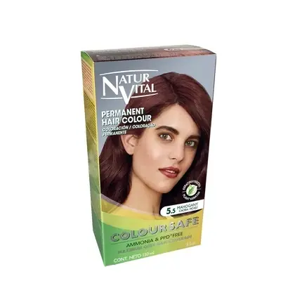 Vopsea permanentă Naturaleza Y Vida, Mahon 150ml Lichidare de stoc