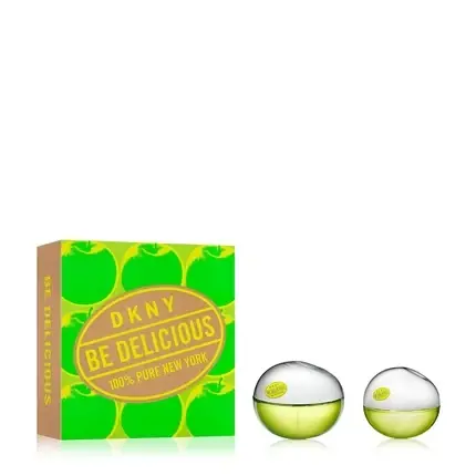 Ofertă Set cadou parfum DKNY Be Delicious, 2 piese, femei