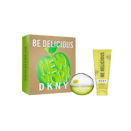 Ofertă exclusivă Set cadou parfum DKNY Be Delicious, 30ml EDP + 100ml loțiune de corp, pentru femei