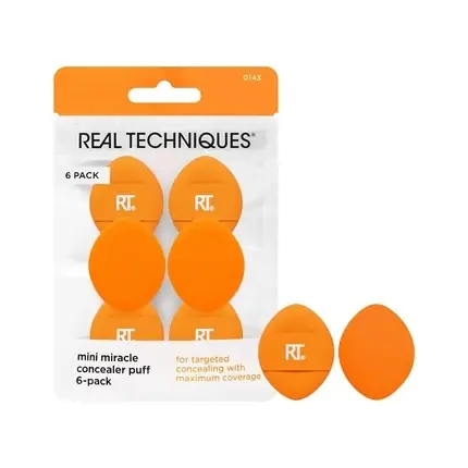 Burete make-up Real Techniques Mini Miracle, set 4 bucăți Ofertă de sezon