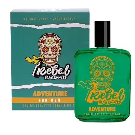 Apă de toaletă bărbați, Rebel, Adventure, 100ml Plată sigură