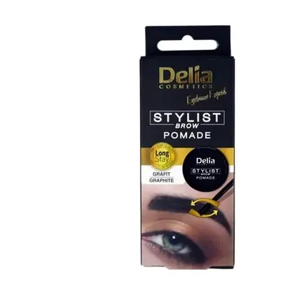 Cel mai bun preț Pomada sprâncene, Delia Cosmetics, dark brown