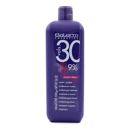 Calitate înaltă Cremă oxidantă păr Salerm, aloe vera, 997g