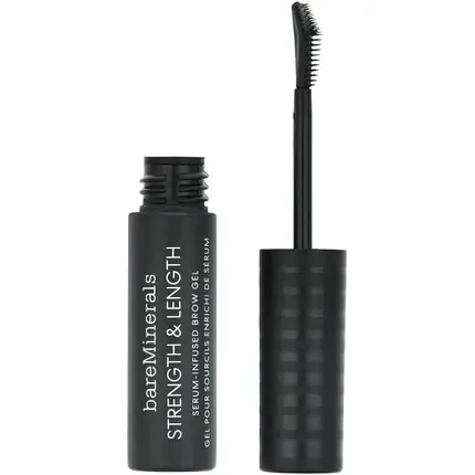 Bestseller Mascara Primer Bareminerals, Strength and Length, gel pentru sprancene 5ml, taupe