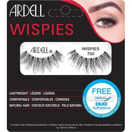 Disponibil imediat Gene false Ardell Wispies 700, negru