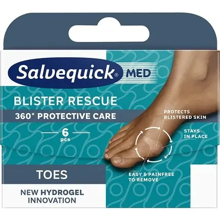 Pansamente hidrogel Salvequick, 6 buc, pentru basici degete Reducere specială