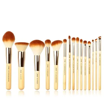 Set pensule machiaj Jessup, bamboo, vegan Preferatul clienților