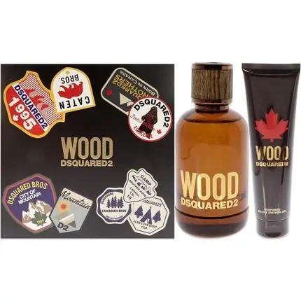 Cumpără acum Set cadou parfum bărbătesc, Dsquared2 Wood, 2 piese