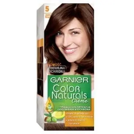 Vopsea păr, Garnier, Color Naturals Creme, 5 Castaniu Deschis Reducere specială
