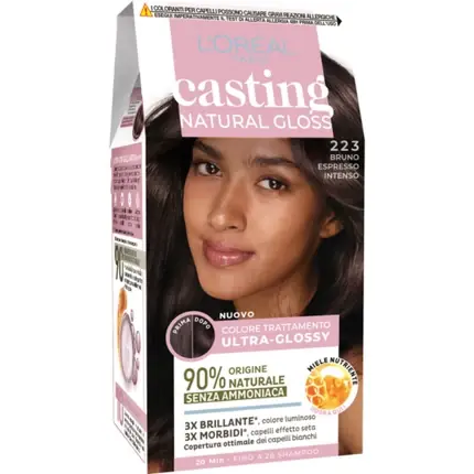 Vopsea de păr, L‘Oréal Paris, Casting, N.223 Intense Brown Espresso Ultima șansă