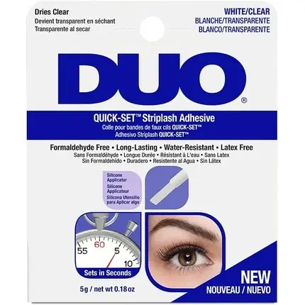 Adeziv gene false, Duo, Quick-Set, transparent Popular
