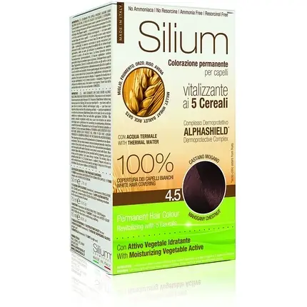 Ofertă limitată Vopsea de păr, Silium, Color Creme, castaniu mogano