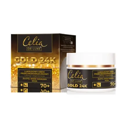 Cremă anti-rid, Celia de Luxe, Aur 24K, față Ieftin