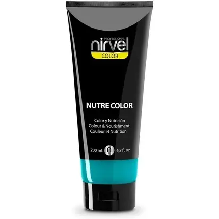 Plată securizată Masca coloranta temporara, Nirvel, NUTRE COLOR FLUOR Turcoaz, 200ml