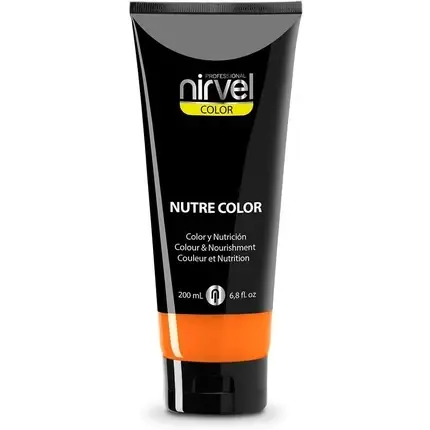 Masca coloranta temporara, Nirvel Nutre Color Fluor Mandarin, 200ml Expediere rapidă