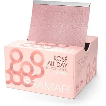 Bestseller Folie păr, Framar, rose, 500 coli