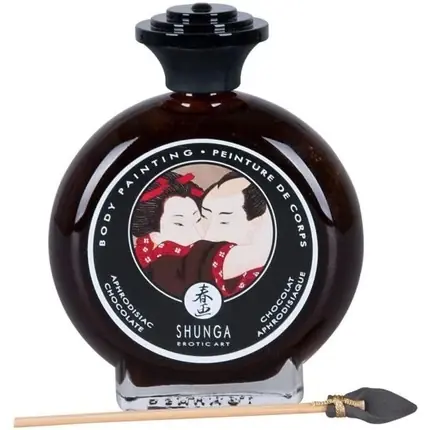 Vopsea Corporală, Shunga, Chocolat Afrodisiac, 100ml Ieftin