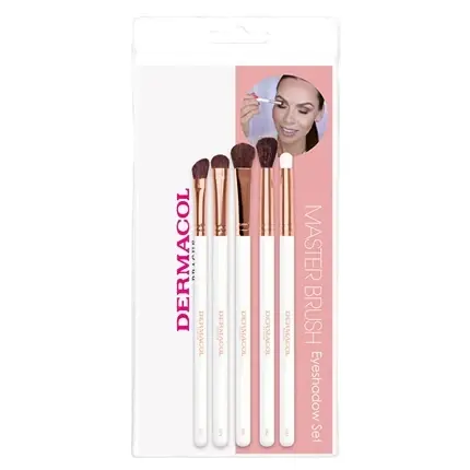 Set Pensule Machiaj, Dermacol, Rose Gold Ofertă limitată