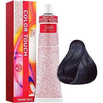 Vopsea păr, Wella, Color Touch, castaniu cu reflexii violet, 60 ml Preț mic