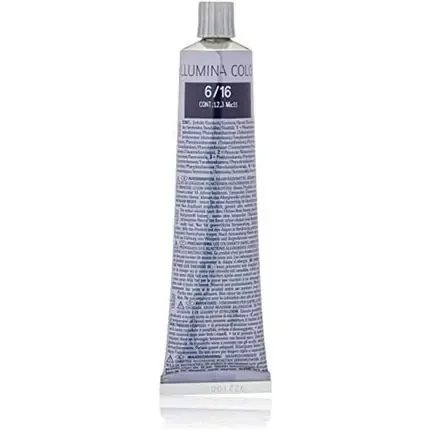Vopsea de par, Wella, Illumina Color 6/16, blond inchis cenusiu-purpuriu Cumpără online