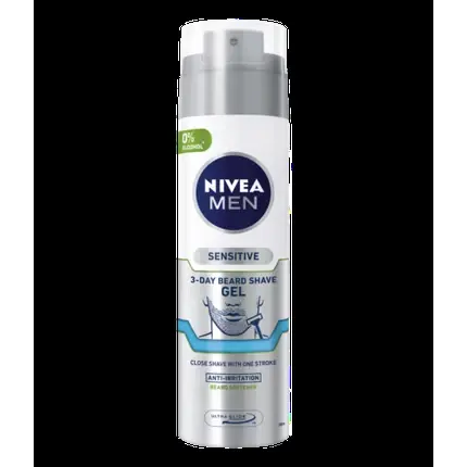 Gel de barbierit, Nivea, Sensitive, 200 ml Ofertă exclusivă