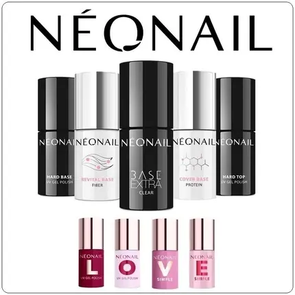 Lac de unghii, NeoNail, Base & Top, UV Hybrid Gel Comandă acum