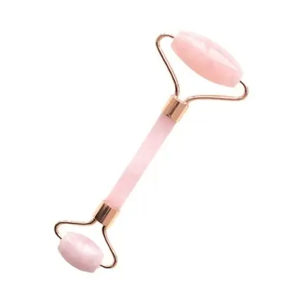 Livrare expres Roller facial masaj, Fluff, Rose Quartz