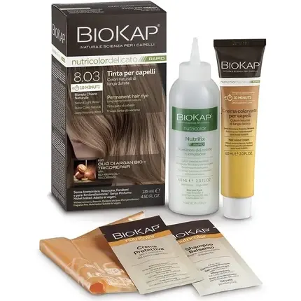 Cel mai vândut Vopsea de păr permanentă Biokap Rapid, blond deschis natural, 10 minute