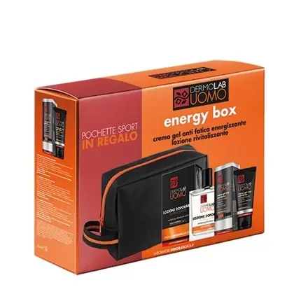 Set îngrijire bărbați, Dermolab, Energy Box, gel cremă și loțiune după ras Preț promoțional