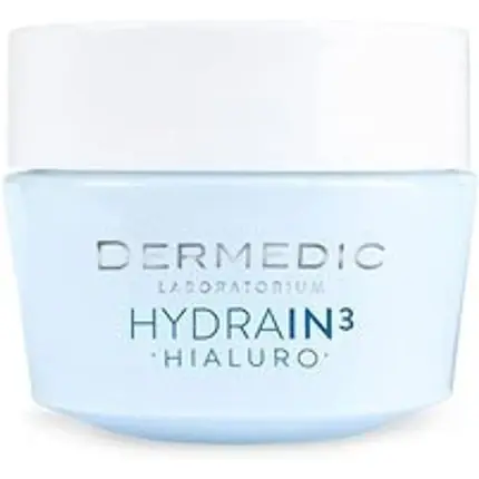 Cremă Gel Hidratantă Dermedic Hydrain3 Hialuro 50ml Albastru Disponibil imediat