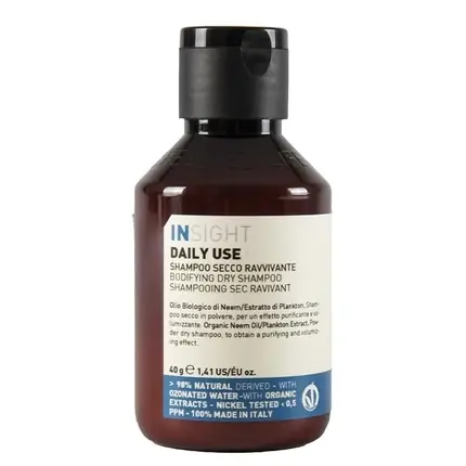Popular Șampon Uscat, Insight, Daily Use, maro, 100ml