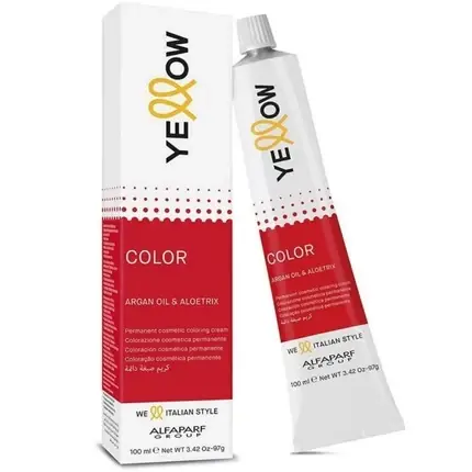Vopsea permanentă, Yellow, 5.66S, roșcat deschis Bestseller
