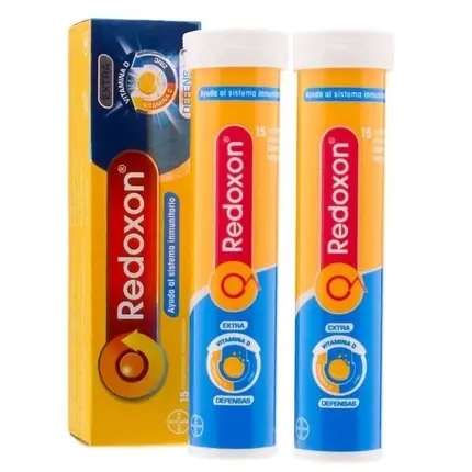 Ofertă Tablete efervescente, Bayer Redoxon, vitamina C și Zinc, 30 buc, portocaliu