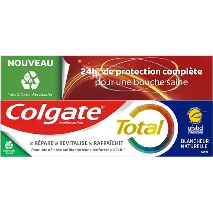Lichidare de stoc Pastă de dinți Colgate Total Natural Whitening 75ml
