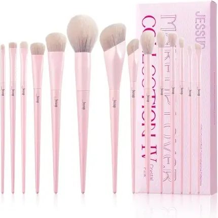 Set Pensule Machiaj, Jessup, 14 Piese, Roz Discount