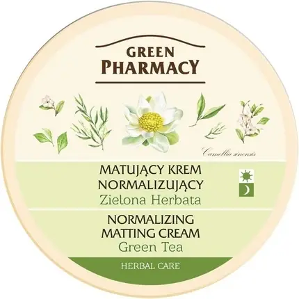 Cremă matifiantă, Green Pharmacy, Green Tea, 150 ml Calitate înaltă