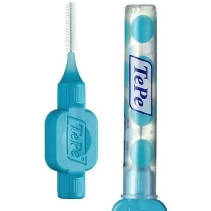 Perii Interdentare TePe, 0.6mm, Albastru, Set 25 Disponibil imediat