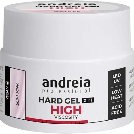 Reducere specială Gel unghii, Andreia, biphasic, roz pal