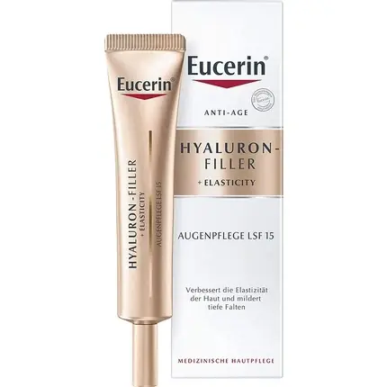 Cremă contur ochi, Eucerin, Hyaluron Filler, bej Retur ușor
